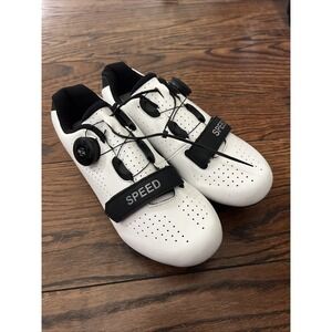 SPEED Cycling Shoes Men Size 38 White and black